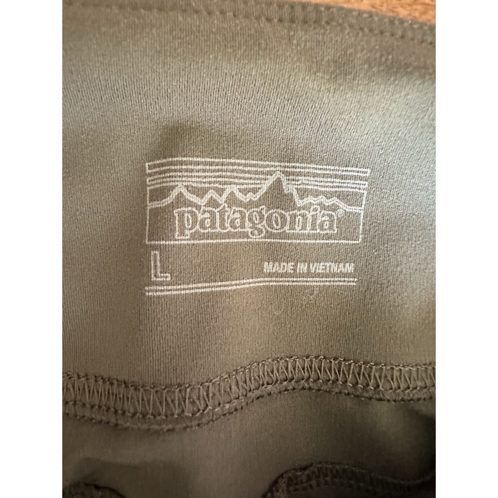 Patagonia Happy Hike Studio Pants Women's L Olive Green Hiking Travel Jogger - Picture 7 of 13